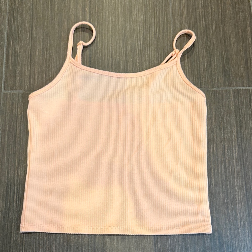 American Eagle Outfitters Light Pink Ribbed Camisole
